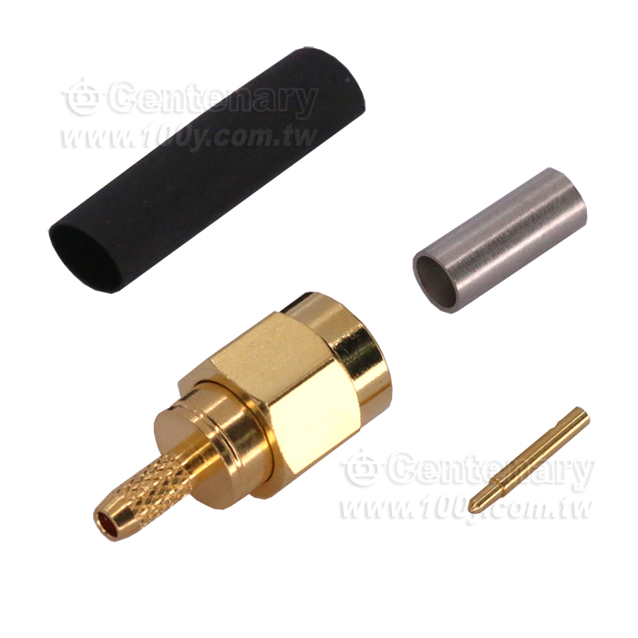 CONN PLUG SMA STR RG316 GOLD - 76137 產品圖片