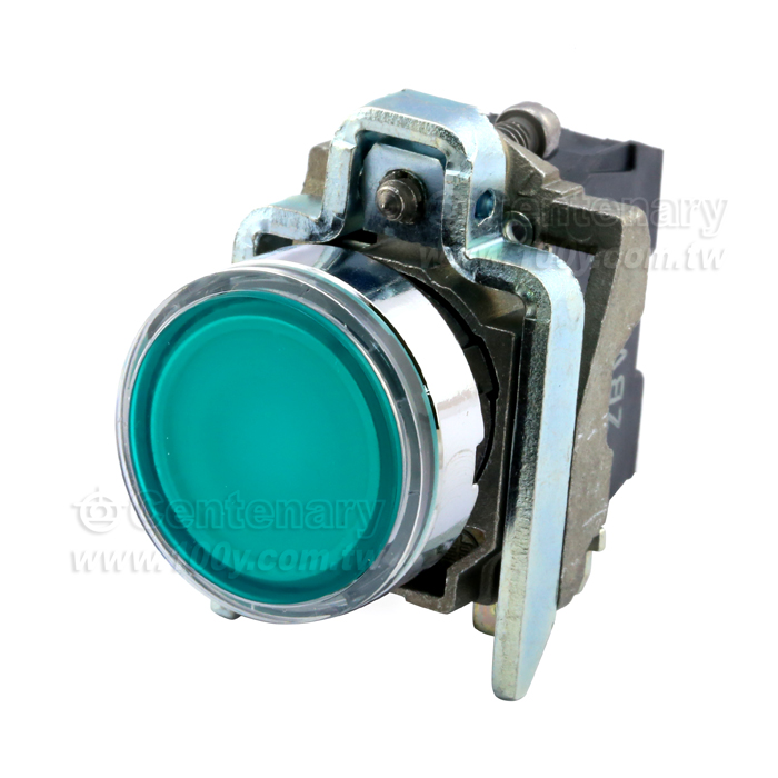 施耐德_LED 照光按鈕開關 24V  綠 - 105619 產品圖片