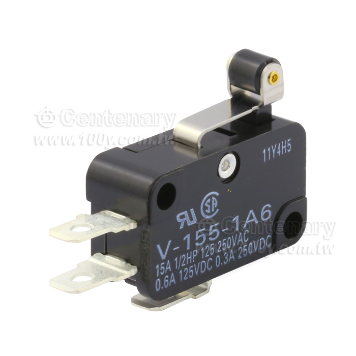 短輪型微動開關15A/250Vac【ROHS】 - 78239 產品圖片