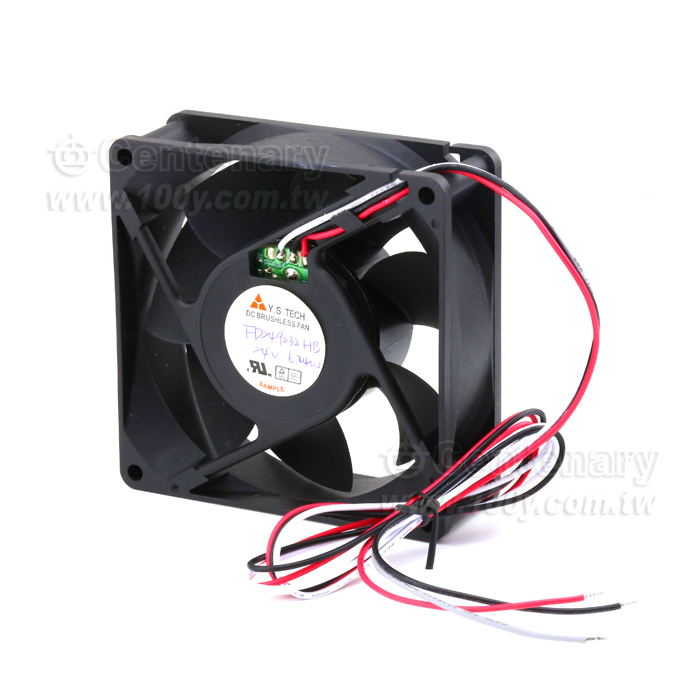 24V DC Ball風扇(二線式) 92*92*32mm - 77564 產品圖片