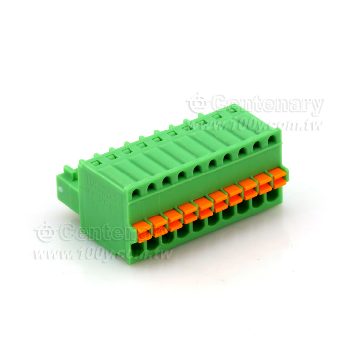 3P 2.5mm 彈簧框接線板插頭 - 78844 產品圖片
