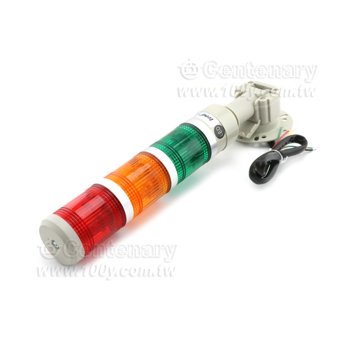 φ50可折式警示燈 三層 LED24V(ROHS) - 53561 產品圖片