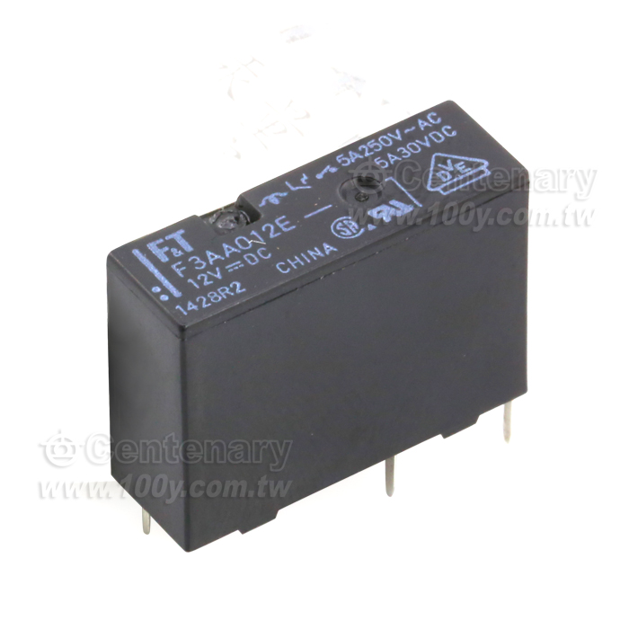 通用繼電器 SPST-NO 12V 5A【ROHS】 - 54007 產品圖片