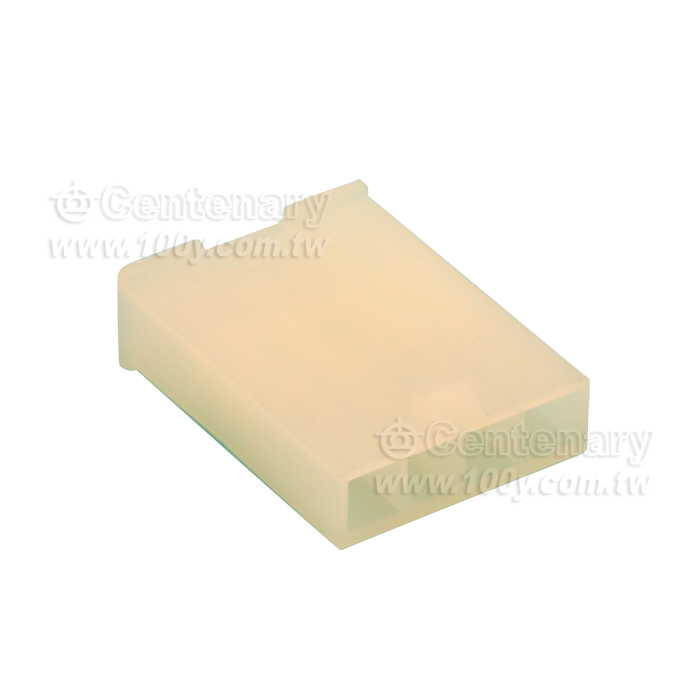 4.20mm (.165") Pitch Mini-Fit Jr.? Plug Housing, Single Row, without Panel Mount Ears, PA Polyamide Nylon 6/6, UL 94V-2, 4 Circuits - 81527 Product Image