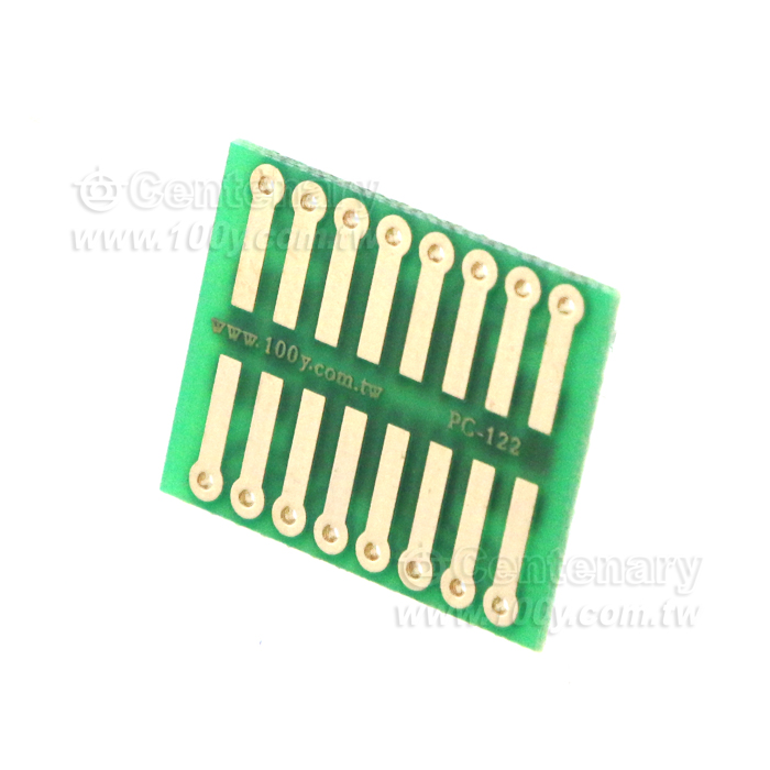 16pin SOP 1.27mmm 轉 2.54mm轉接板 - 81707 產品圖片