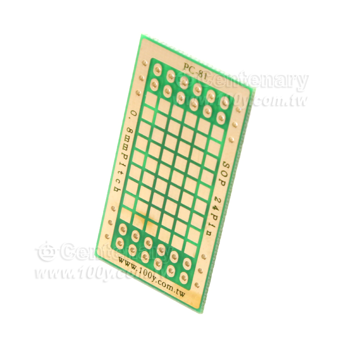 24pin SOP0.8mmm 轉 2.54mm 轉接板 - 81706 產品圖片