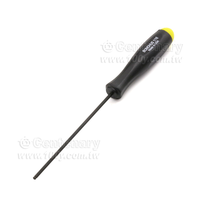 黑色起子型球型六角板手5/64" 英制 - 65507 產品圖片