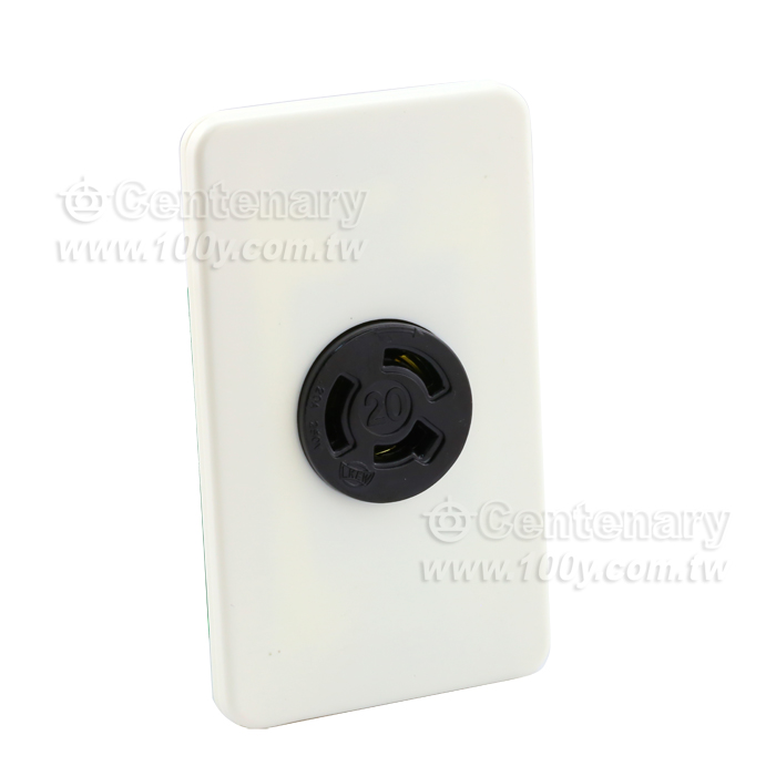 引掛式暗插座  3P 20A / 250V - 84923 產品圖片