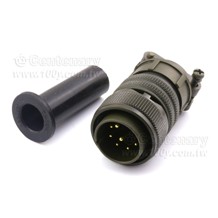 Straight Plug+Cable Strain Relief Clamp - 114769 Product Image