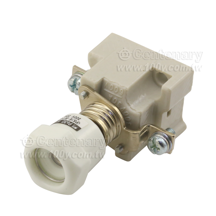 瓷器保險絲+座 5A/600V - 116089 產品圖片