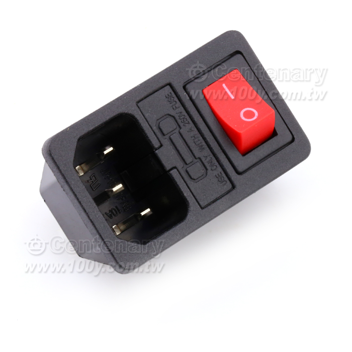 C14 3P 三合一插座推入式 - 86851 產品圖片