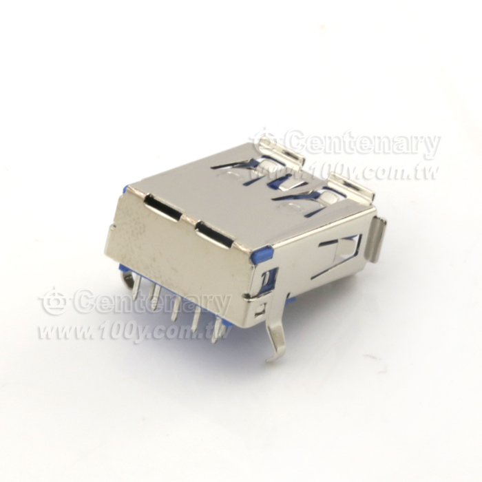 USB AF母座 3.0 DIP 90°-卷邊 - 86906 產品圖片