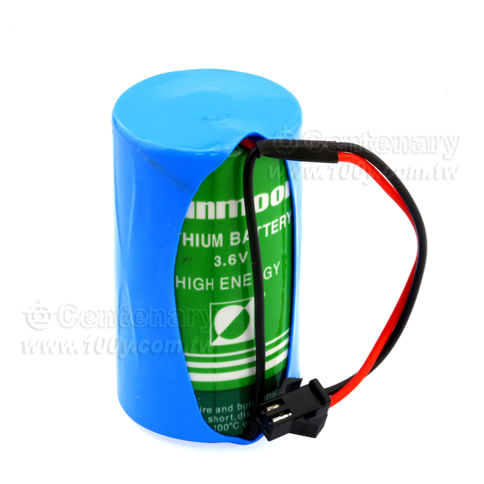 3.6V/19000mAh  鋰亞硫醯氯電池帶插頭 - 104827 產品圖片