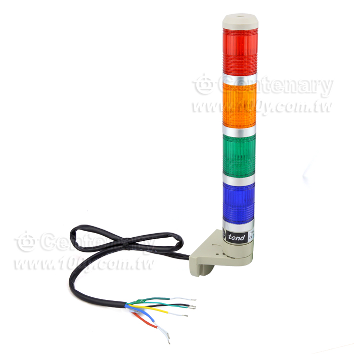 φ40 側掛式四層警示燈 LED燈泡 24V - 111781 產品圖片