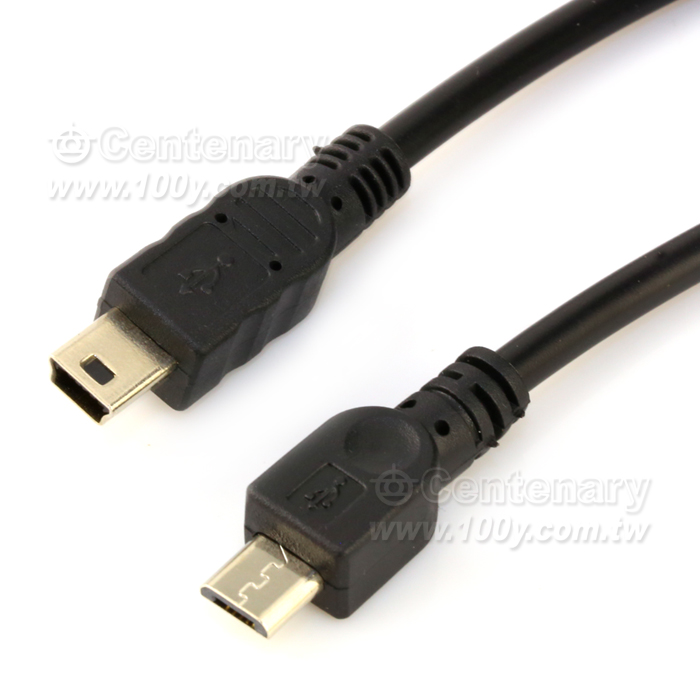Mini 5P公/Micro USB B公 連接線_30CM - 87630 產品圖片