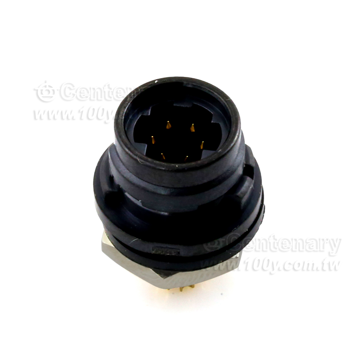 6P Male Receptacle,焊線式 - 87682 產品圖片