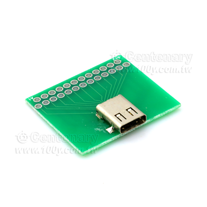 USB3.1 Type C 母座 帶PCB板 - 112966 產品圖片