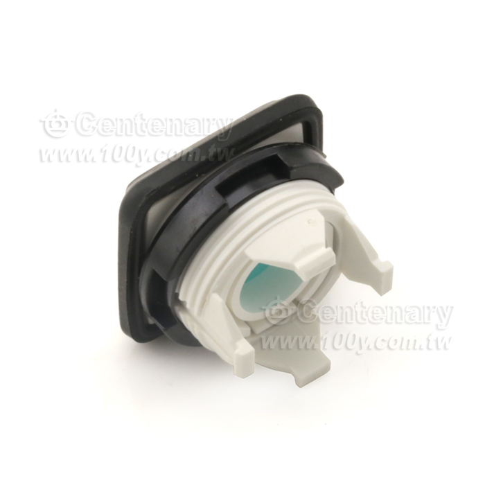 按鈕色蓋 正方 黑/紅  IP67 - 89070 產品圖片
