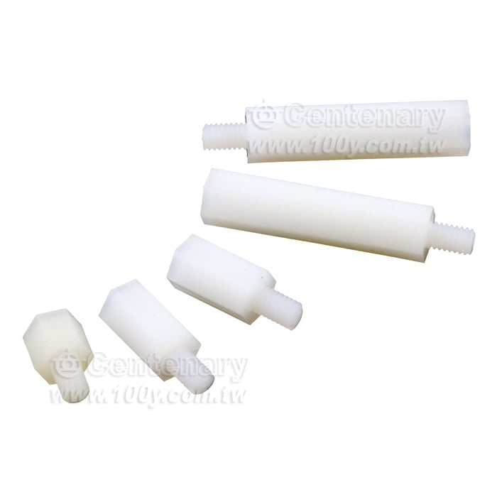 Nylon Tapped Spacer - 92946 Product Image