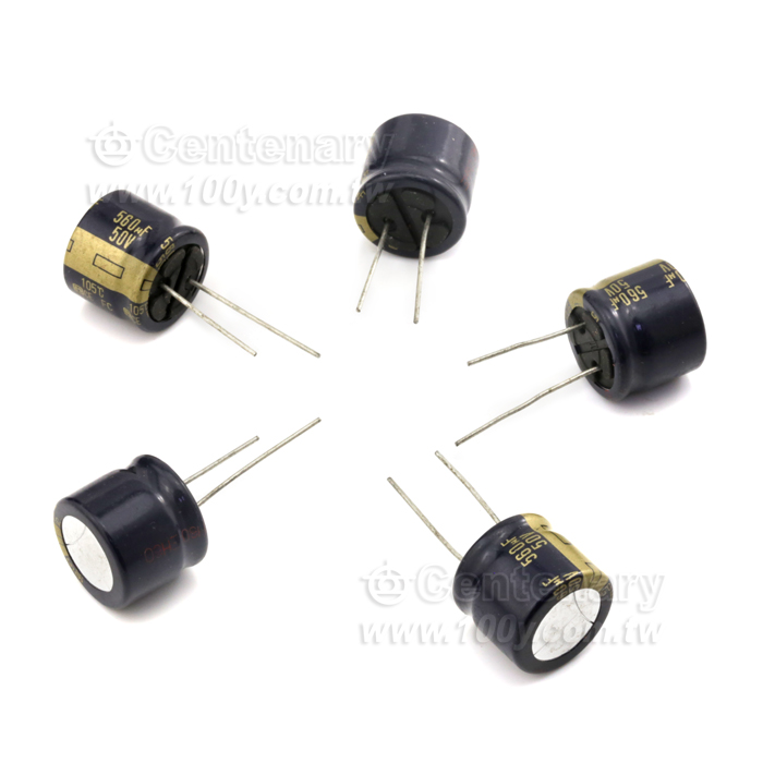 Panasonic_560uF 50V Low Impedance Aluminum Electrolytic Capacitor - 90048 Product Image