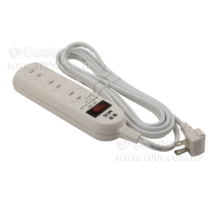 2P*3 AC Power Strips 9 Ft. - 90116 Product Image