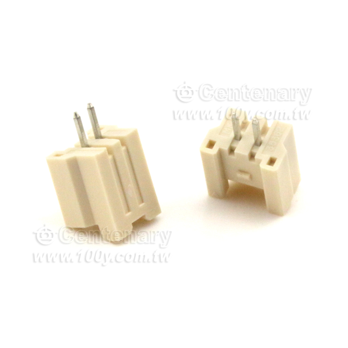 2mm Pitch Sherlock Wire-to-Board Header, Vertical, with Positive Lock, 8 Circuits, with Kinked PC Tails, Natural - 136897 Product Image