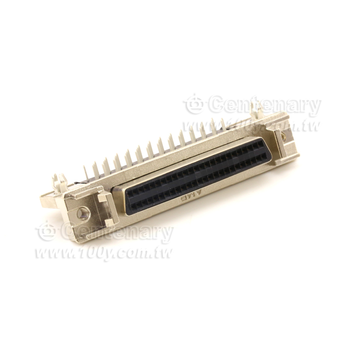 SCSI 50P 90度彎腳孔式 母座 針孔式 - 90471 產品圖片