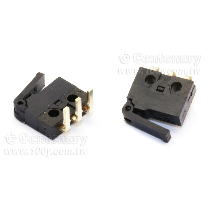 小微動0.3A/6VDC 腳右彎90°(ROHS) - 90767 產品圖片