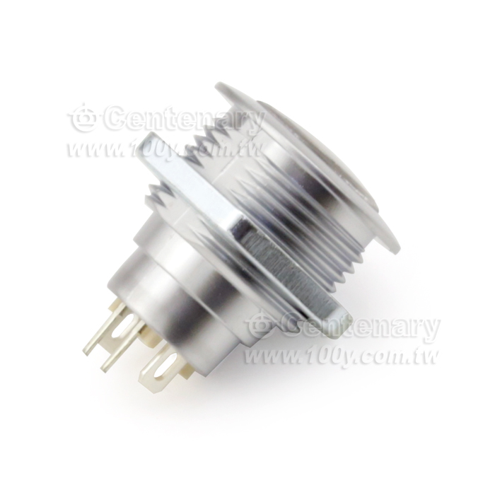 無段開關 Φ16mm 鋅合金  環形 LED:藍色 - 94278 產品圖片