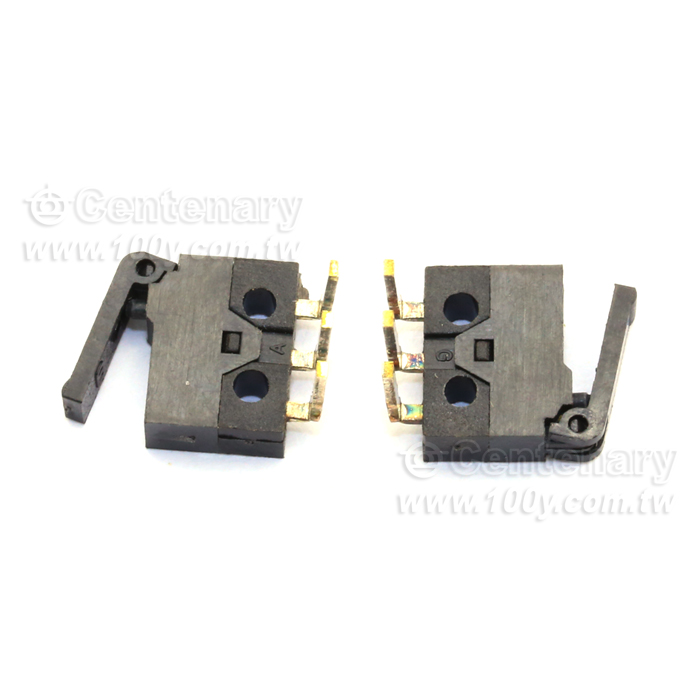 小微動 0.3A/6Vdc 腳左彎90° (ROHS) - 90766 產品圖片