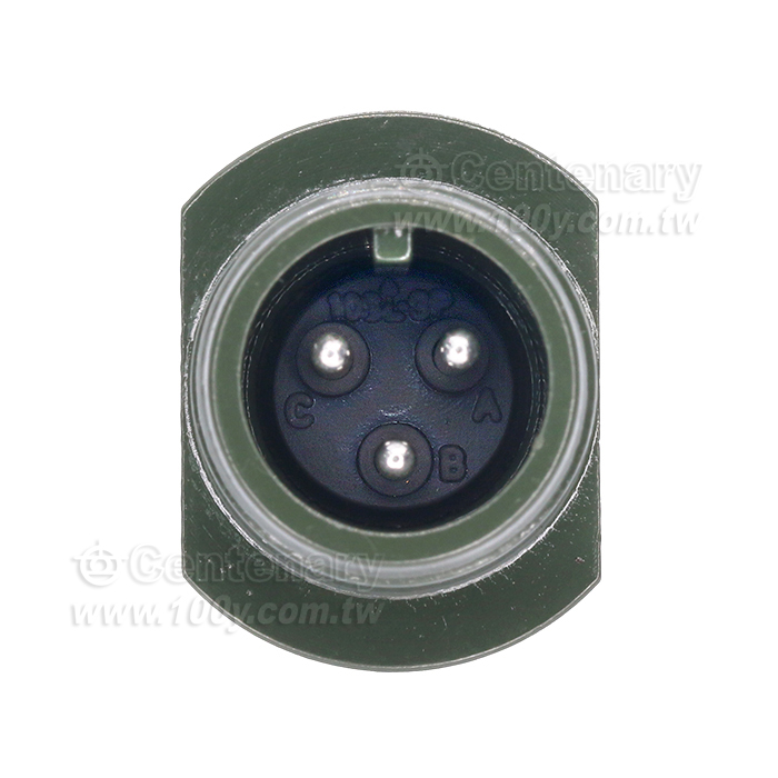3P公端連線接頭 13A~20A/500Vac/700Vdc - 91045 產品圖片