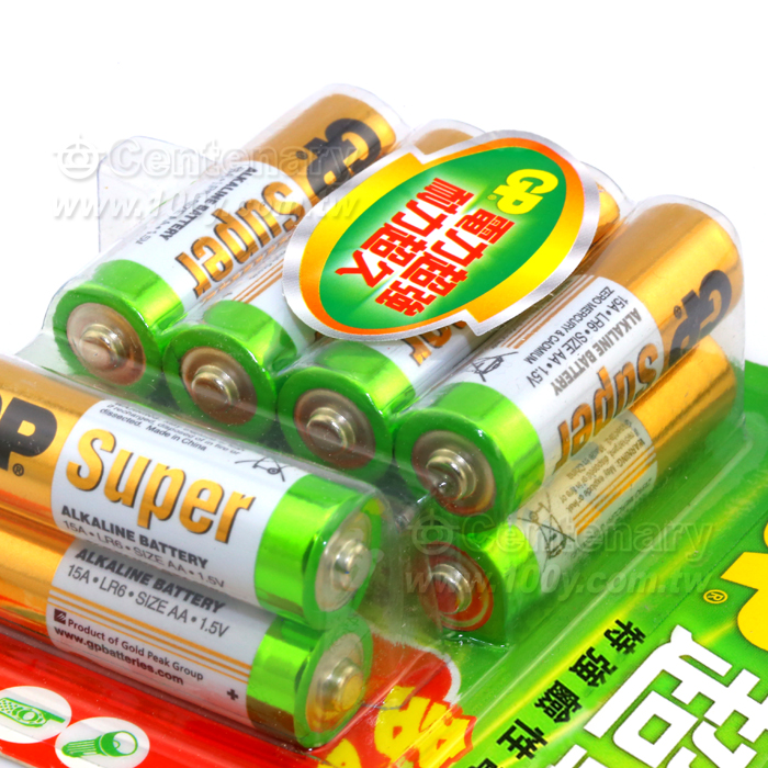 GP_Alkaline Non-Rechargeable Battery(With Battery tester) - 49690 Product Image