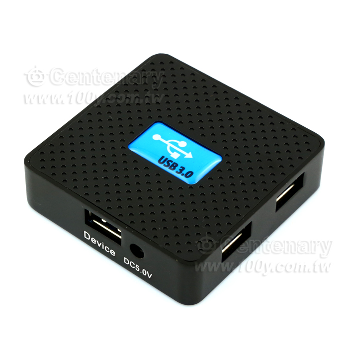 4 Port USB 3.0 HUB 集線器 (黑色) - 100056 產品圖片