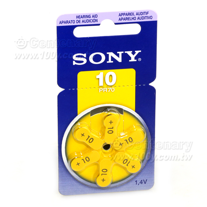 SONY助聽器電池 1.4V (6個/卡) - 91756 產品圖片
