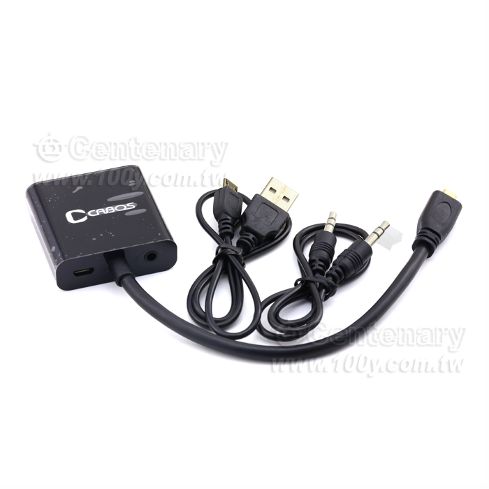 Micro HDMI-VGA+音頻線 - 92435 產品圖片