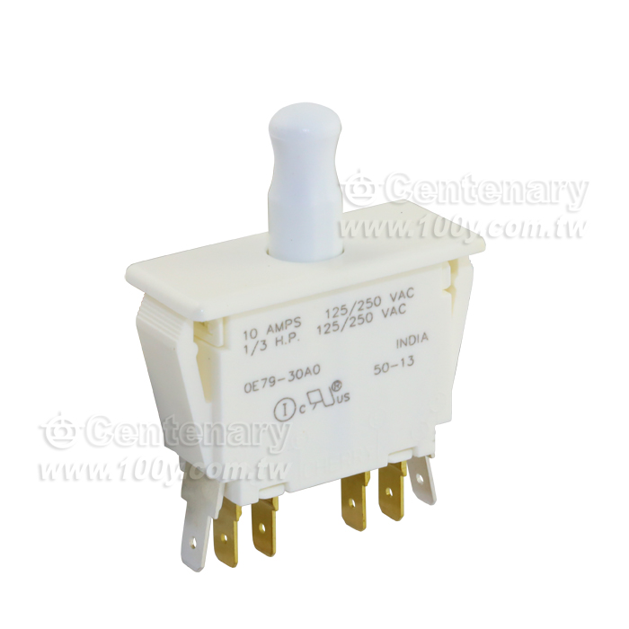 Panel Mount Pushbutton-Double Pole - 92846 Product Image