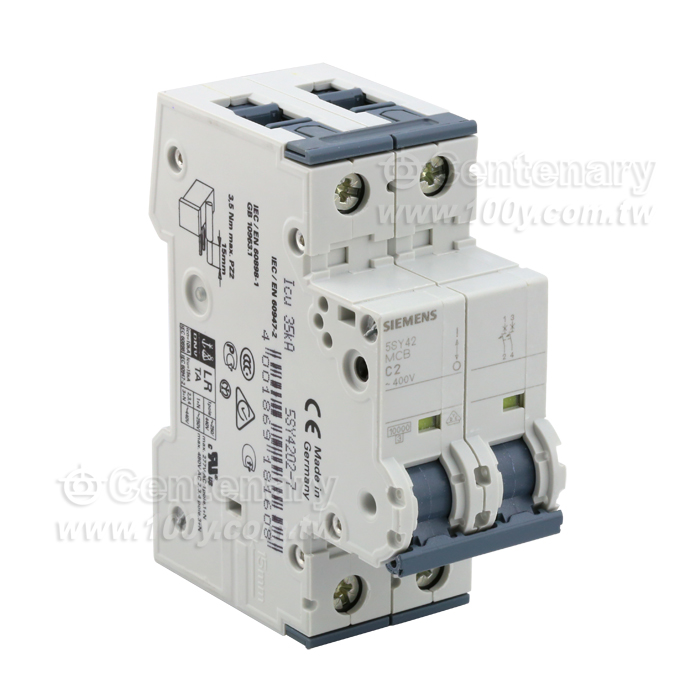 SIEMENS 迴路保護器 40A/2-pole - 86912 產品圖片