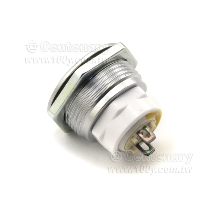 無段Φ19mm 面板防水型金屬按鈕開關 - 90827 產品圖片