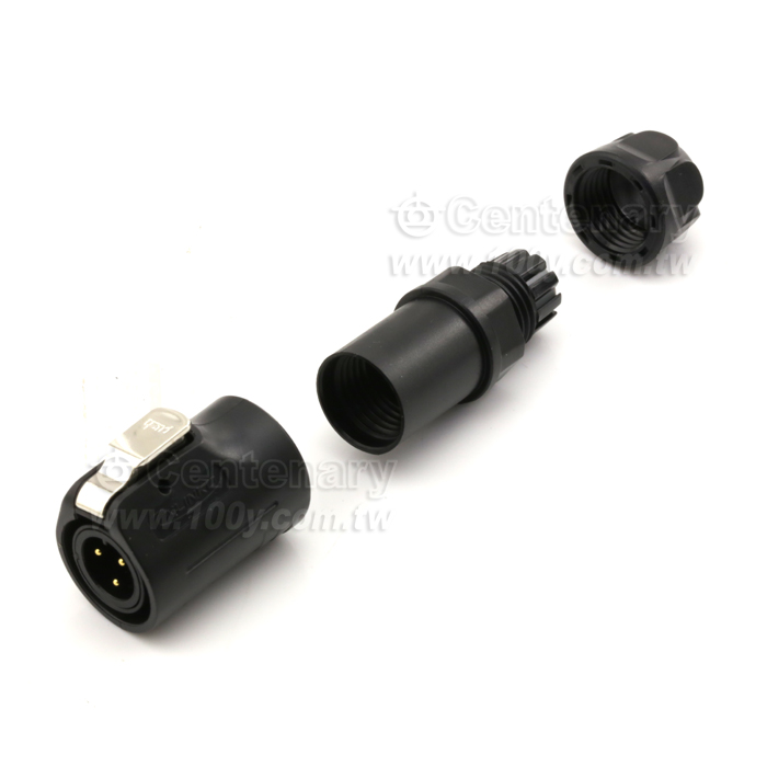 Cnlinko  LP12 Type 3 core Male Plug/Multi core power supply Industrial waterproof connectors - 119822 Product Image
