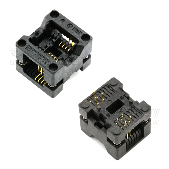 ENPLAS_SOP/8Pins 小8腳測試座 - 49808 產品圖片
