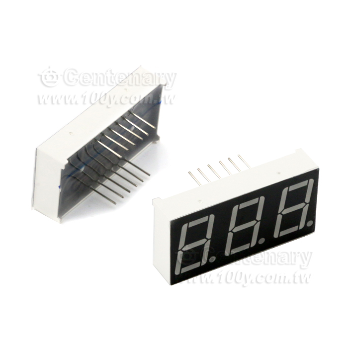 0.56" 3字/共陰/超亮紅 - 94332 產品圖片