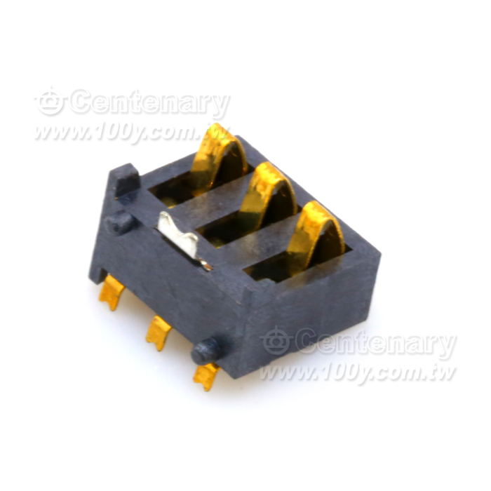 手機電池連接器 3P/2.5mm 鍍金 - 95215 產品圖片