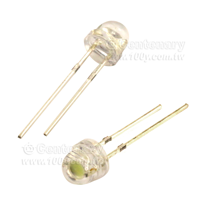 F5草帽燈LED 白光 3.0~3.2Vf 3200~3400mcd - 95578 產品圖片