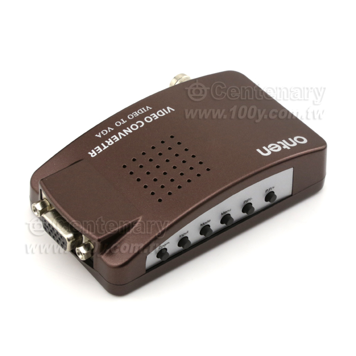 BNC端子+S 端子 Input 轉 VGA Output 視頻轉換器 - 96086 產品圖片