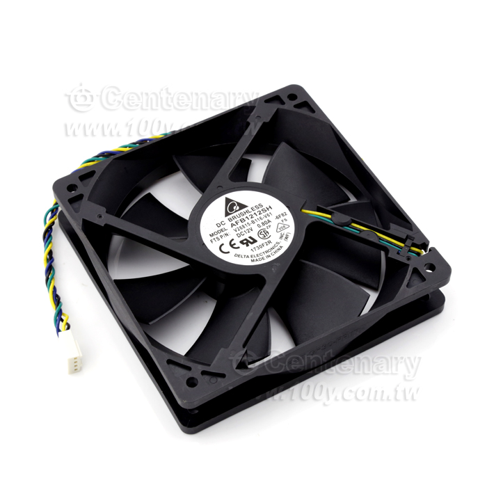 雙滾珠4Pin 溫控調速 12V/0.80A 120*120*25mm - 96255 產品圖片