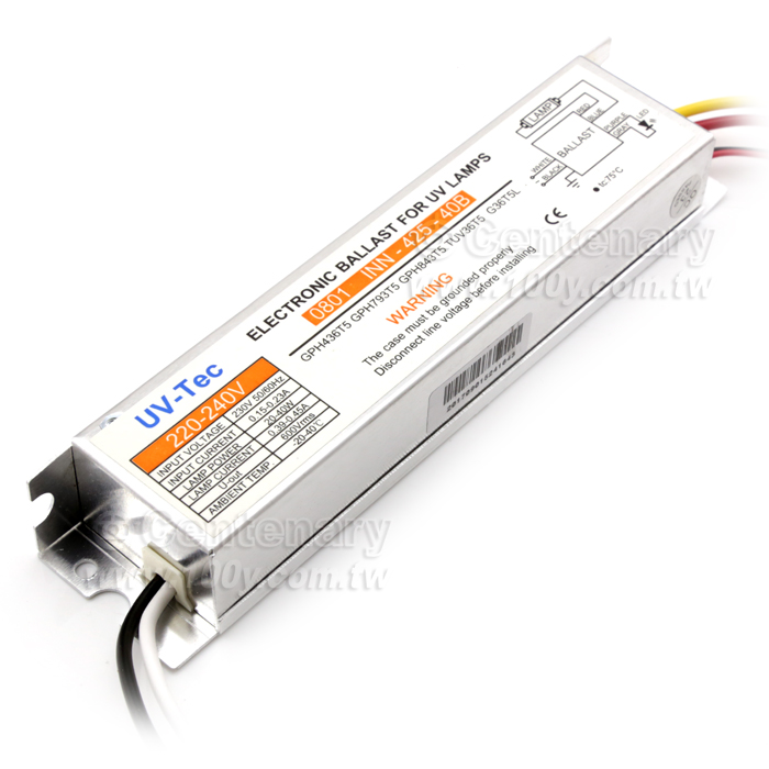 21-40W Electronic Ballasts for UV Lamps - 96602 Product Image