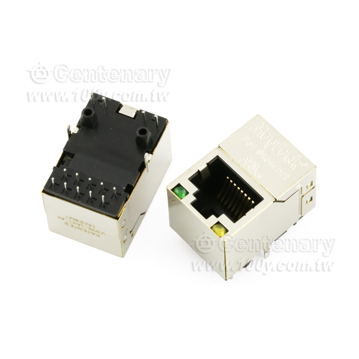 RJ45  MAGJACK 1PORT 1000 BASE-T - 97042 產品圖片