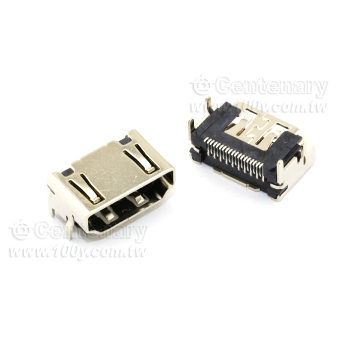 "FCI" CONN RCPT HDMI TYPE A R/A SMD - 74834 產品圖片