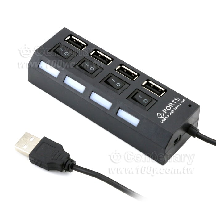 4 Port USB 2.0 HUB 集線器 - 97967 產品圖片