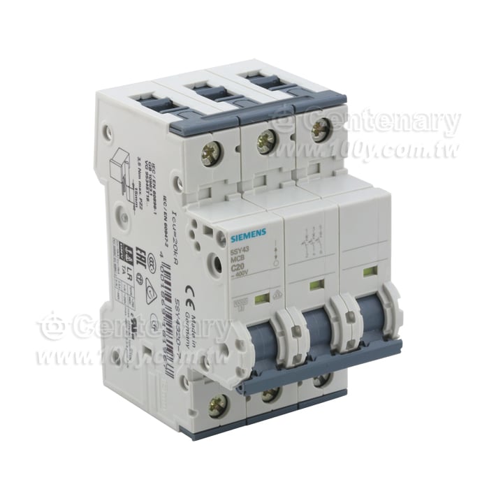 SIEMENS_迴路保護器 63A/3-pole - 105951 產品圖片